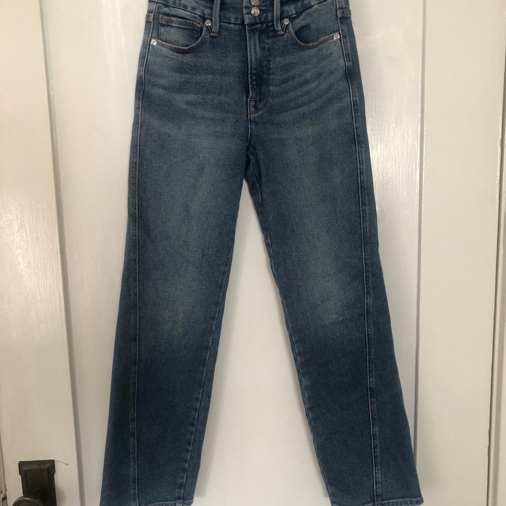 GOOD AMERICAN GOOD STRAIGHT TWISTED SEAM SIZE 25